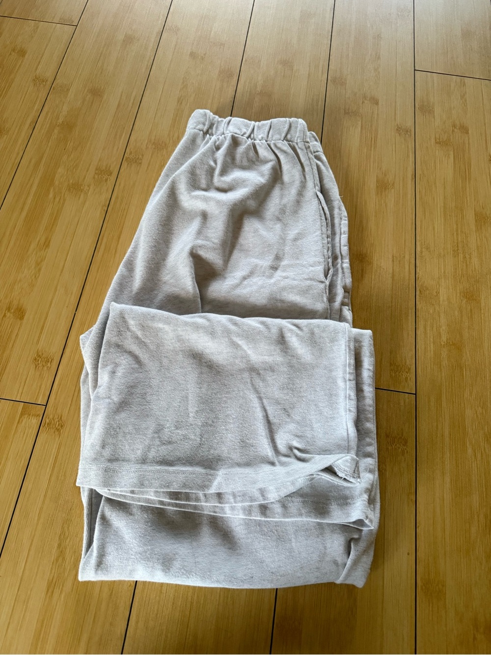 Women Neutral Gray Cozy Sweatpants